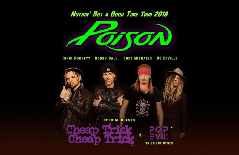 Posion, Cheap Trick & Pop Evil Play Blossom on June 12th, 2018